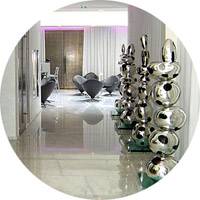 Hall de l'hôtel Murano à Paris - Unique Experiences / Luxury Hotels Consulting