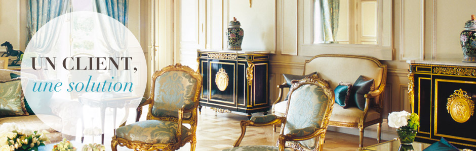 Suite royale à l'hôtel Le Meurice à Paris - Unique Experiences / Luxury Hotels Consulting